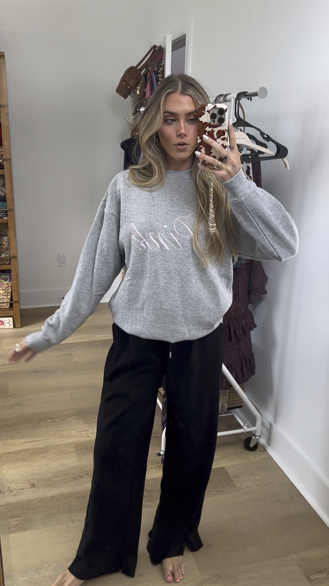 The Takeaway: A cute classic *adds to closet* A staple for staying cozy.
The deets you love, made complete with a supersoft and fleecy lining that feels like a total dream. Size xs. Paired with the sweatpants size xs  Your favorite Sweats got an upgradeIt’s in all the details. These roomy Sweats get a cute style update with split ankle hems.

#LTKFindsUnder50 #LTKSaleAlert #LTKSeasonal