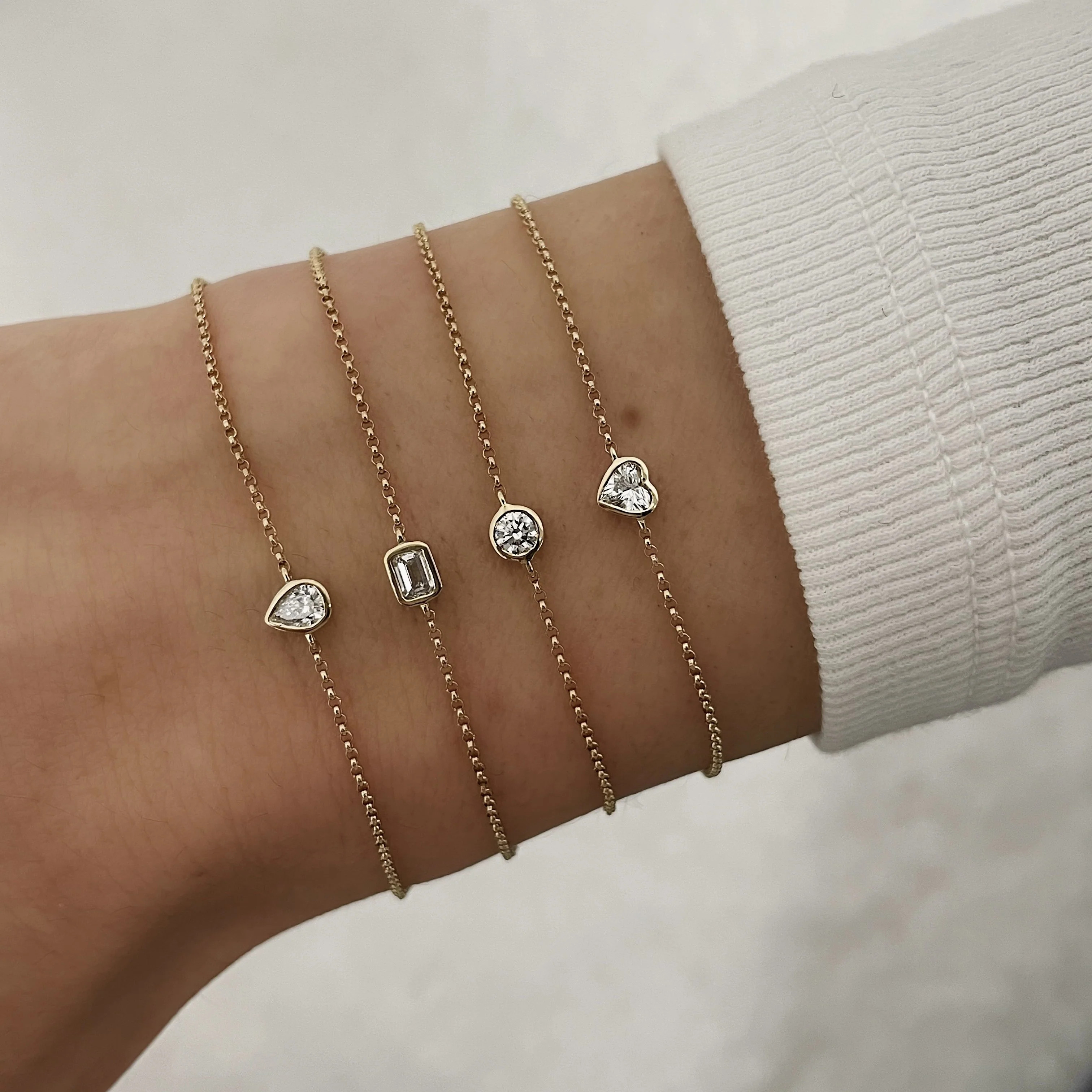 Mixed Shapes Diamond Bracelet | Ring Concierge