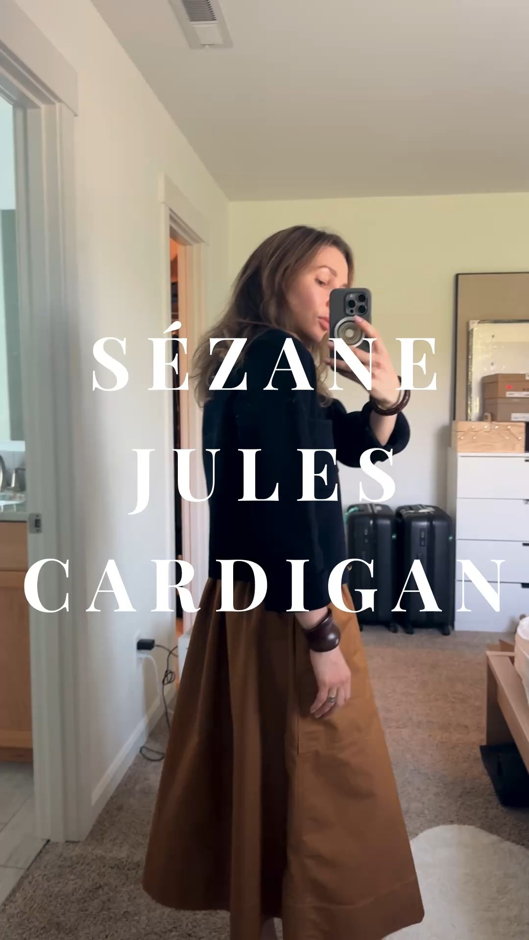 Sézane Jules cardigan: trying it on in size medium. 
Such a cute ladylike cardigan in a classy navy blue: soft, well made, just add a silk scarf & you’re good to go 🥰

#LTKWorkwear #LTKStyleTip #LTKSeasonal