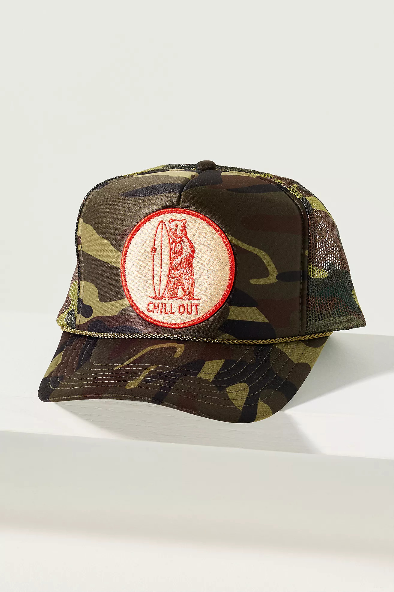 Friday Feelin Chill Out Trucker Cap | Anthropologie (US)