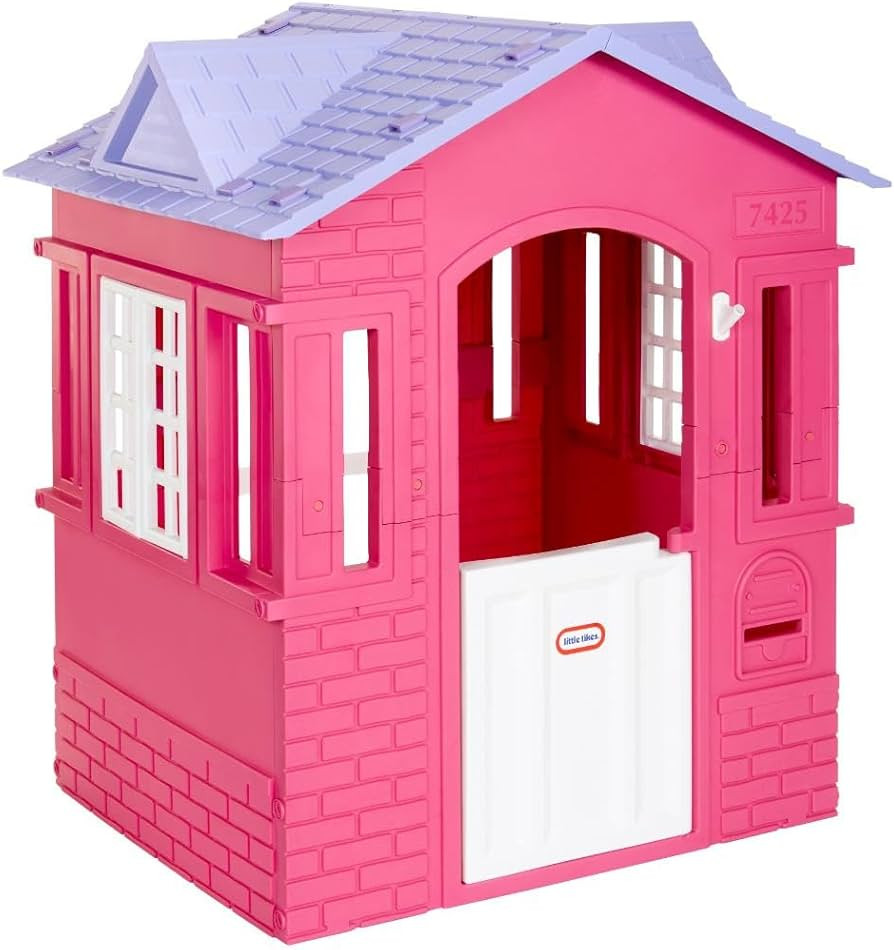 Little Tikes Cape Cottage Pretend Princess Playhousefor Kids, Indoor Outdoor, with Working Doors ... | Amazon (US)