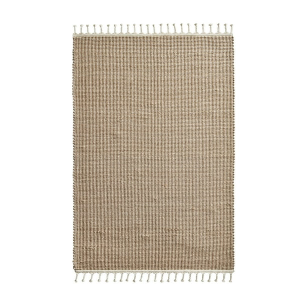 Better Homes & Gardens, Ivory Natural Striped Rug, by Dave & Jenny Marrs, 5' x 7' | Walmart (US)