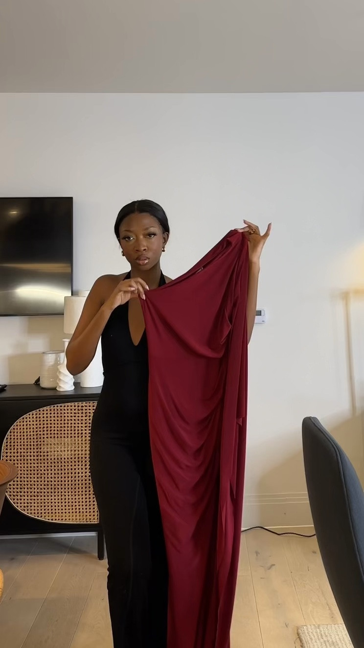 The perfect elegant and classy dress for a wholesome dinner date for valentines days. Valentine’s Day outfit inspo 

#LTKstyletip #LTKSeasonal