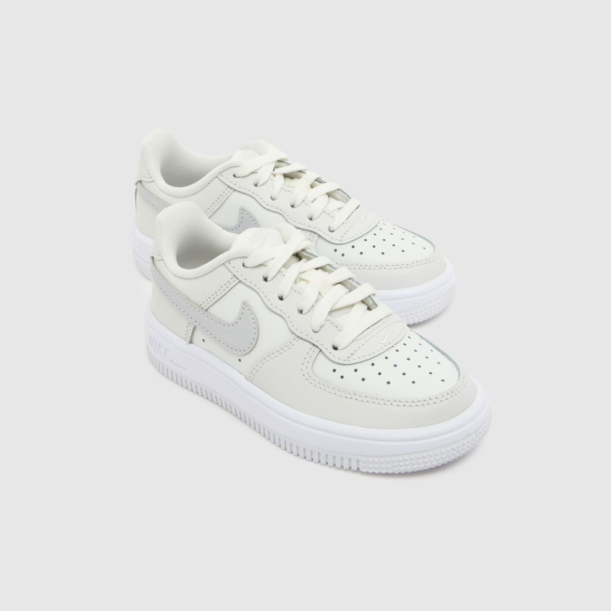 Kids Junior Grey Multi Nike Force 1 Low Trainers | schuh | Schuh