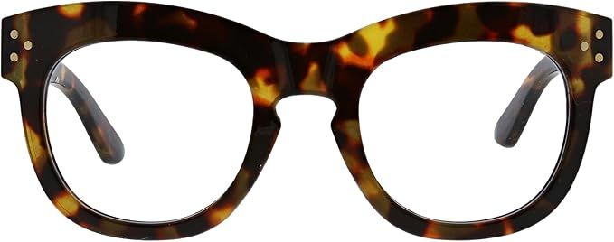 peepers by peeperspecs Women's Bravado Oversized Blue Light Filtering Reading Glasses | Amazon (US)