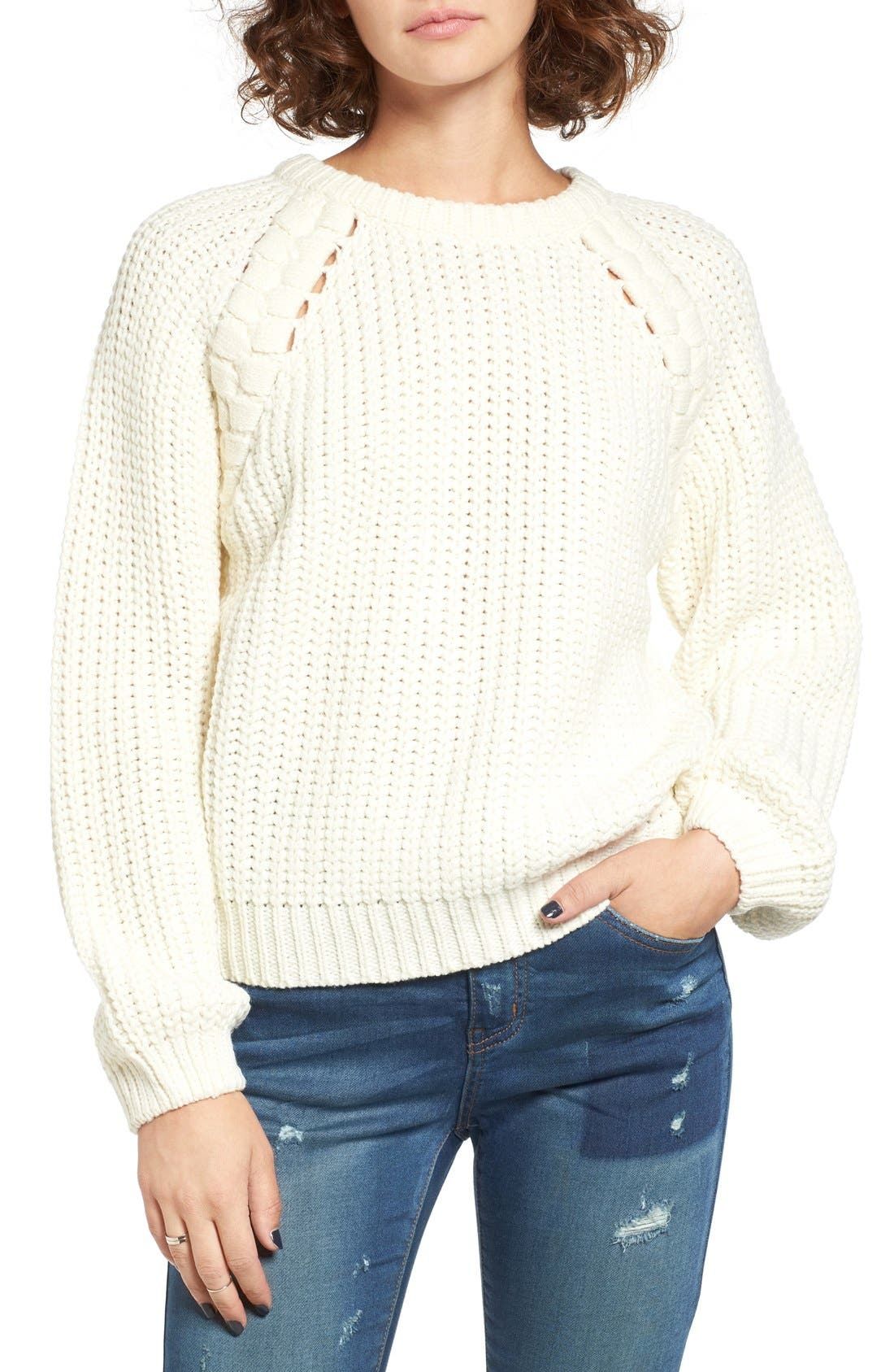 Chunky Knit Raglan Sweater | Nordstrom