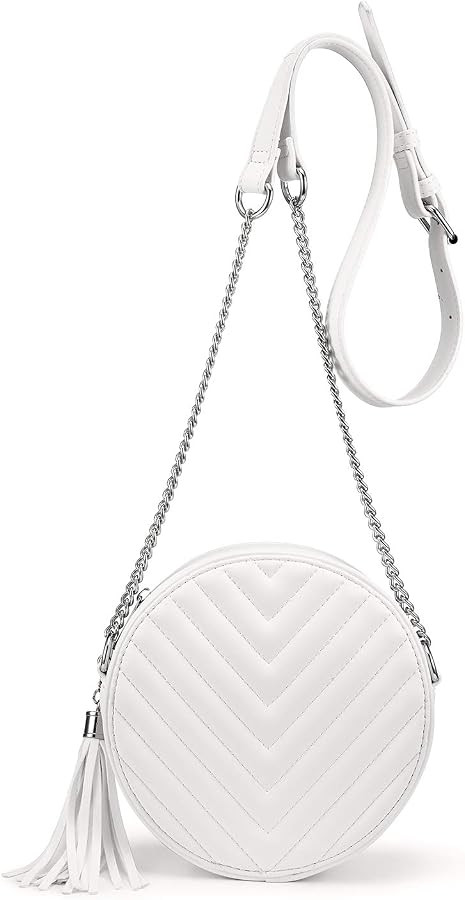 Realer Crossbody Purse for Women Small Round Crossbody Bags Shoulder Handbags | Amazon (US)