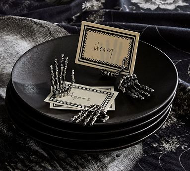 Skeleton Place Card Holders - Set of 4 | Pottery Barn (US)