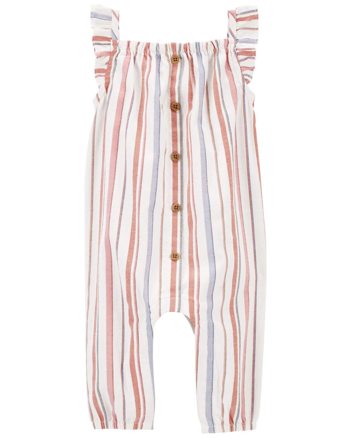Baby Striped Cotton Jumpsuit | Carter's