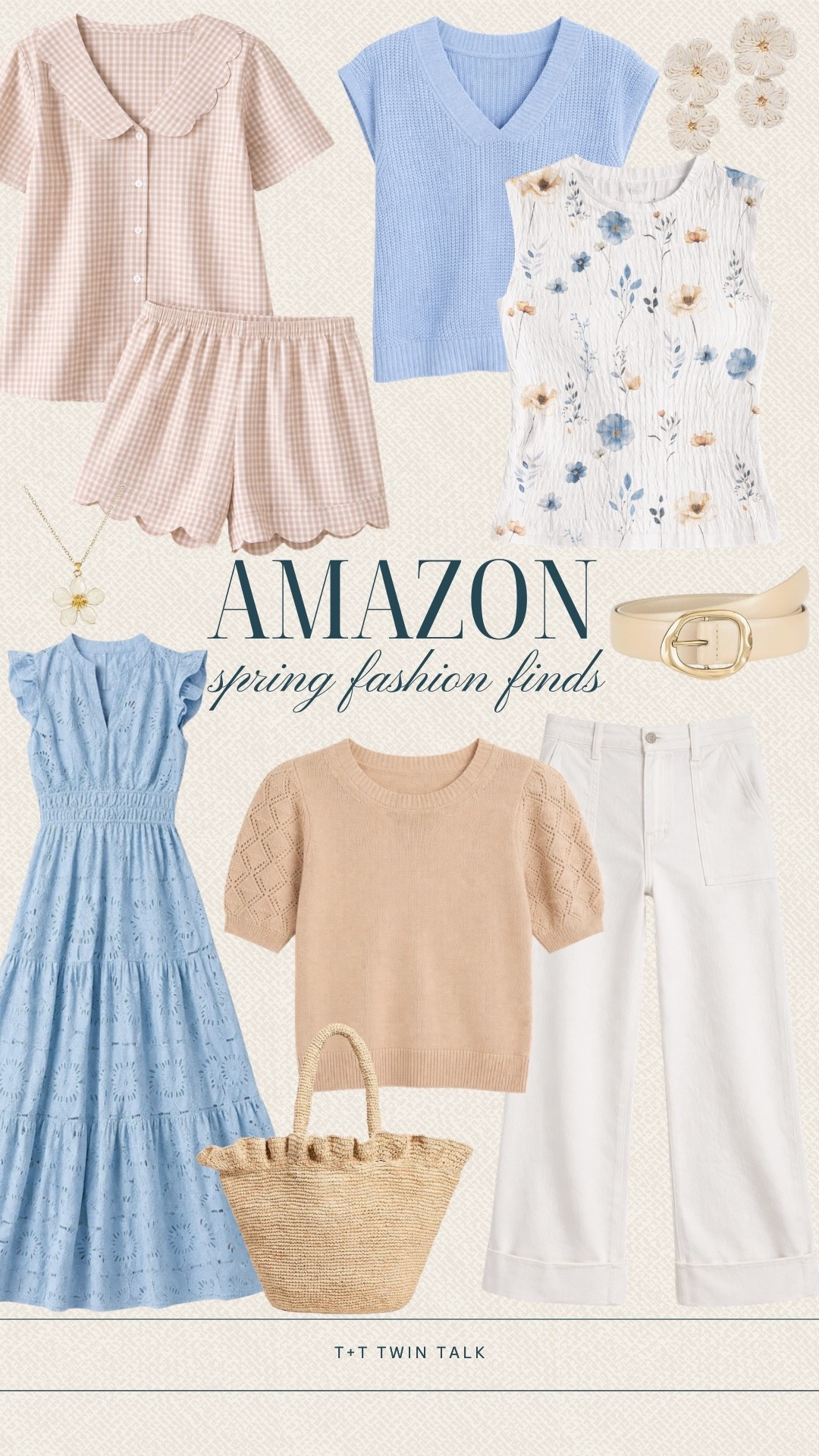 We pulled some of the cutest clothing finds for spring! We chose a gingham set for comfort, to a dress for all the warm days! These are pieces you can reach for all season long!

#LTKMidsize #LTKOver40 #LTKSeasonal