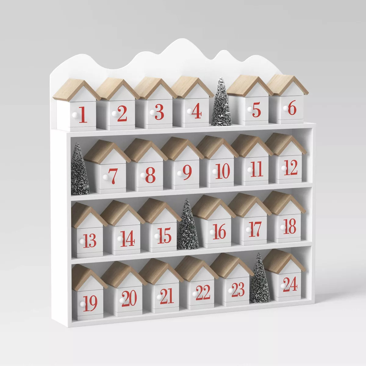 Christmas Wood House Countdown Calendar - Threshold™ | Target