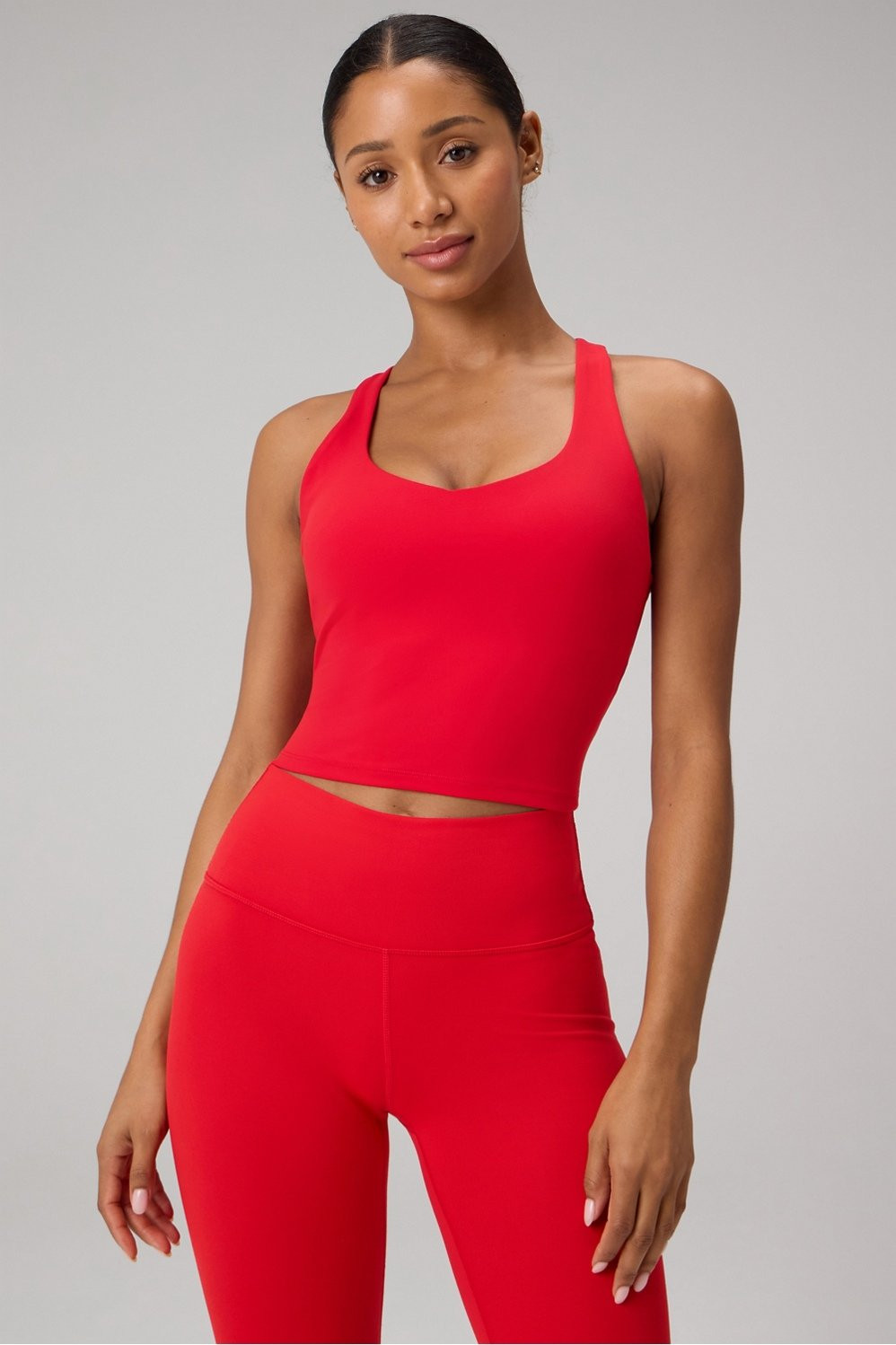 Anywhere Cropped Built-In Bra Tank | Fabletics