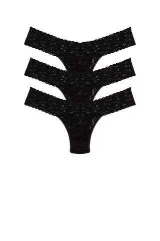Signature Lace? Low Rise Thong Three Pack
                    
                    Hanky Panky | Revolve Clothing (Global)