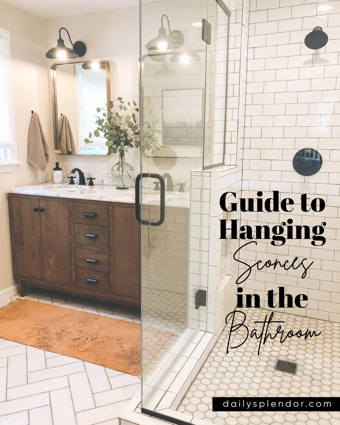Sconces in the bathroom offer both practicality and aesthetic appeal, making them an excellent lighting option for any bathroom design. Check out my full guide to hanging bathroom sconces on the blog — link in bio!

#bathroom #bathroomsconces #bathroomlighting #bathroomdesign #bathroomlightfixtures #sconces #lightfixtures #lighting #homedesign #homestyling #interiordesign

#LTKHome