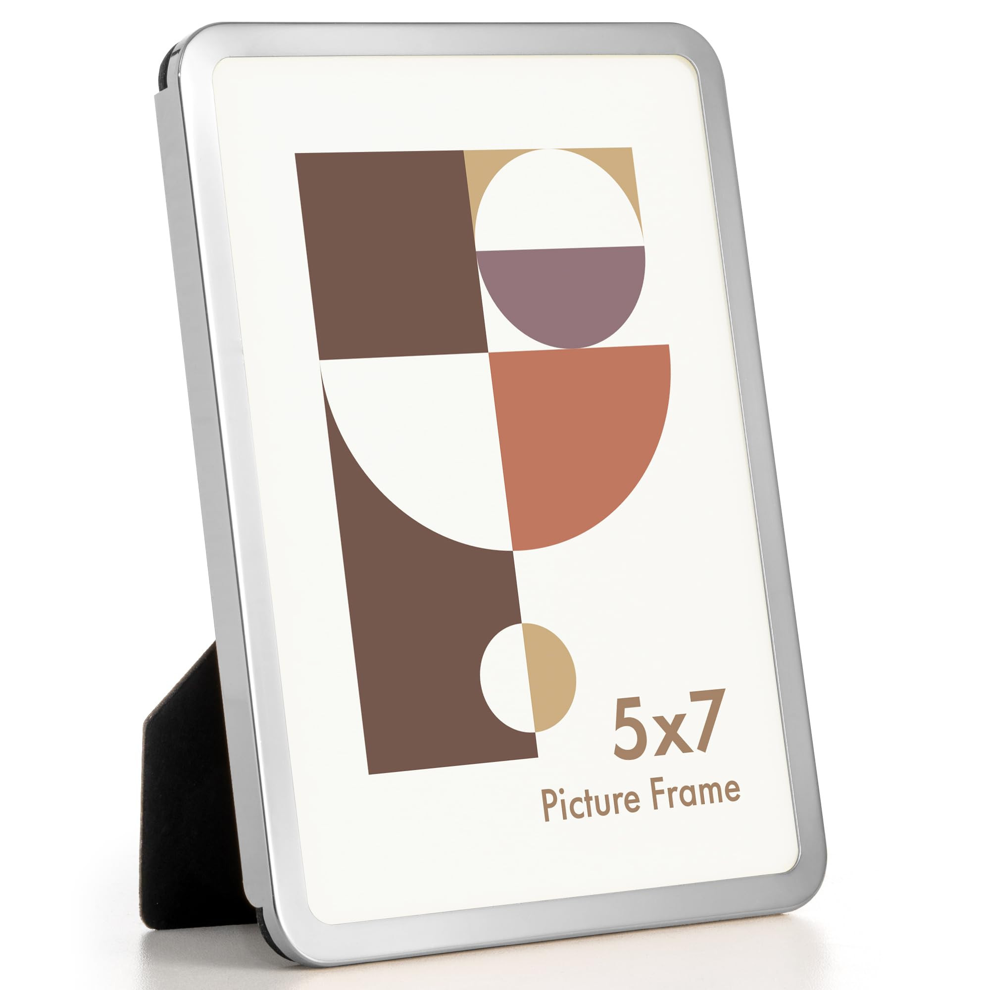 Axeman 5x7 Picture Frame-Metal Rounded Corner Frame 5x7, 5''x7''Photo Frame with Tempered Glass,T... | Amazon (US)