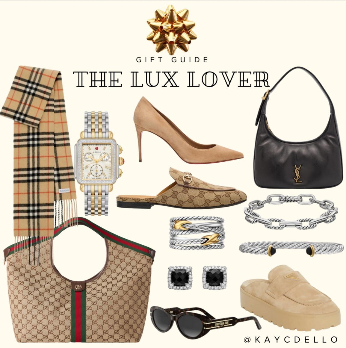 Luxury wrapped in a bow 🎀✨ Because she deserves a little extra sparkle this season. Designer picks that scream sophistication. #LuxuryGiftGuide 

#LTKHoliday #LTKSeasonal #LTKGiftGuide