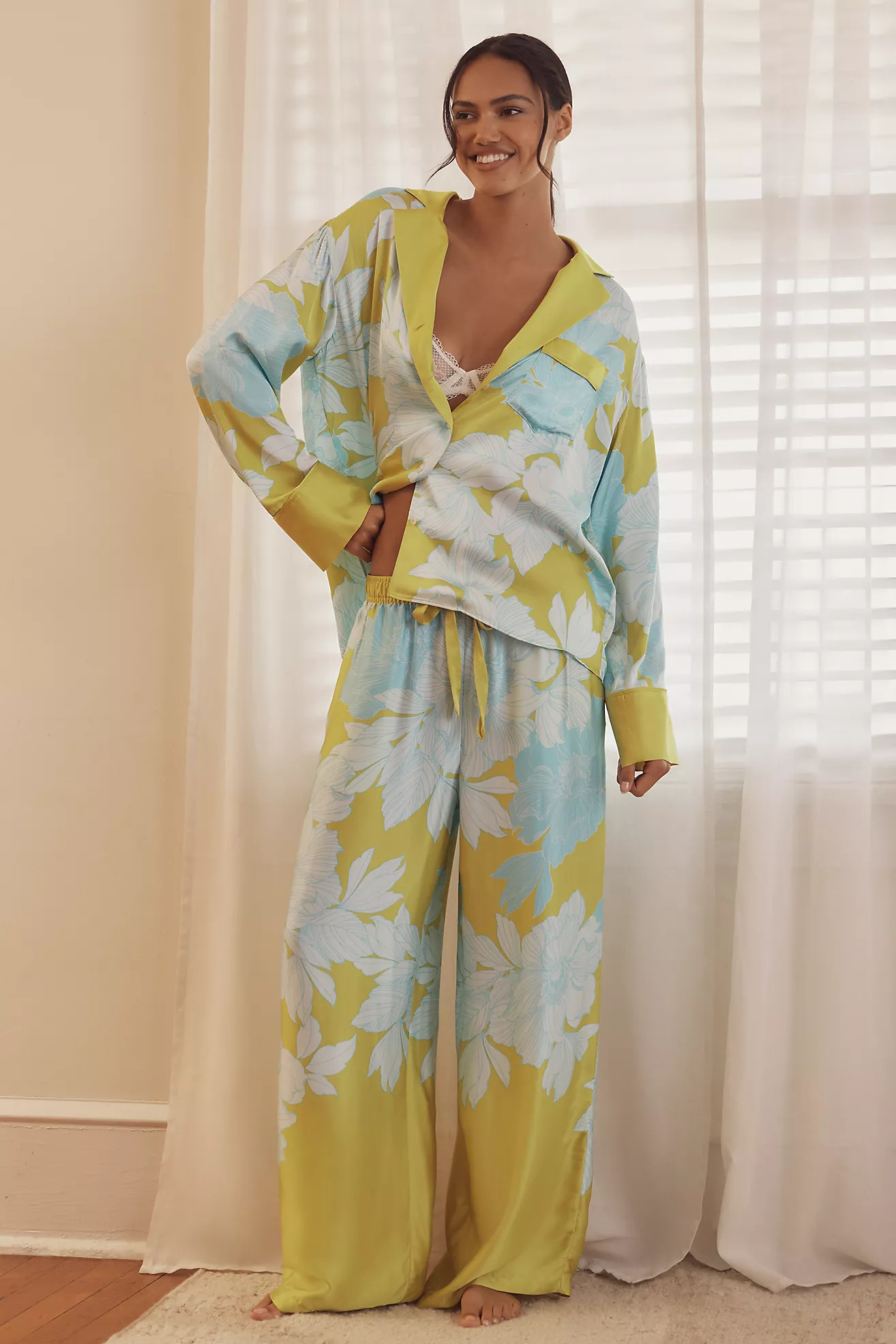 By Anthropologie Silky Pajama Pants | Anthropologie (US)