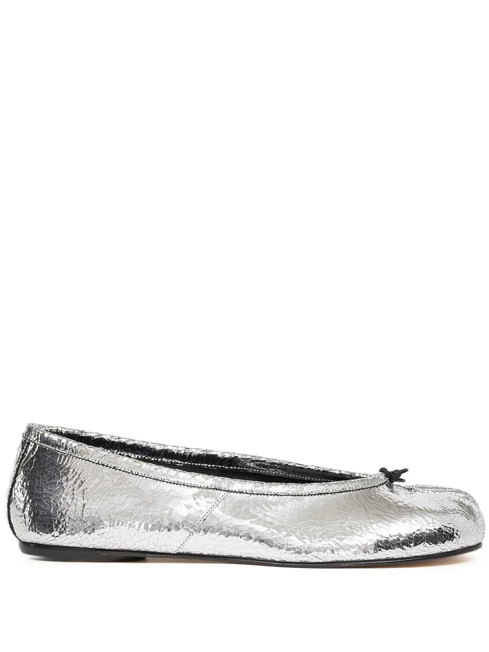Maison Margiela Tabi Ballerina Shoes | Silver | FARFETCH | Farfetch Global