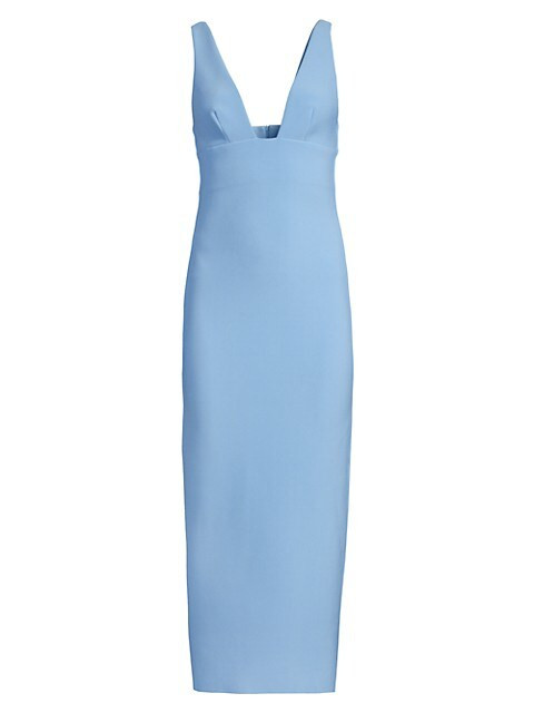 Iris V-Neck Midi-Dress | Saks Fifth Avenue