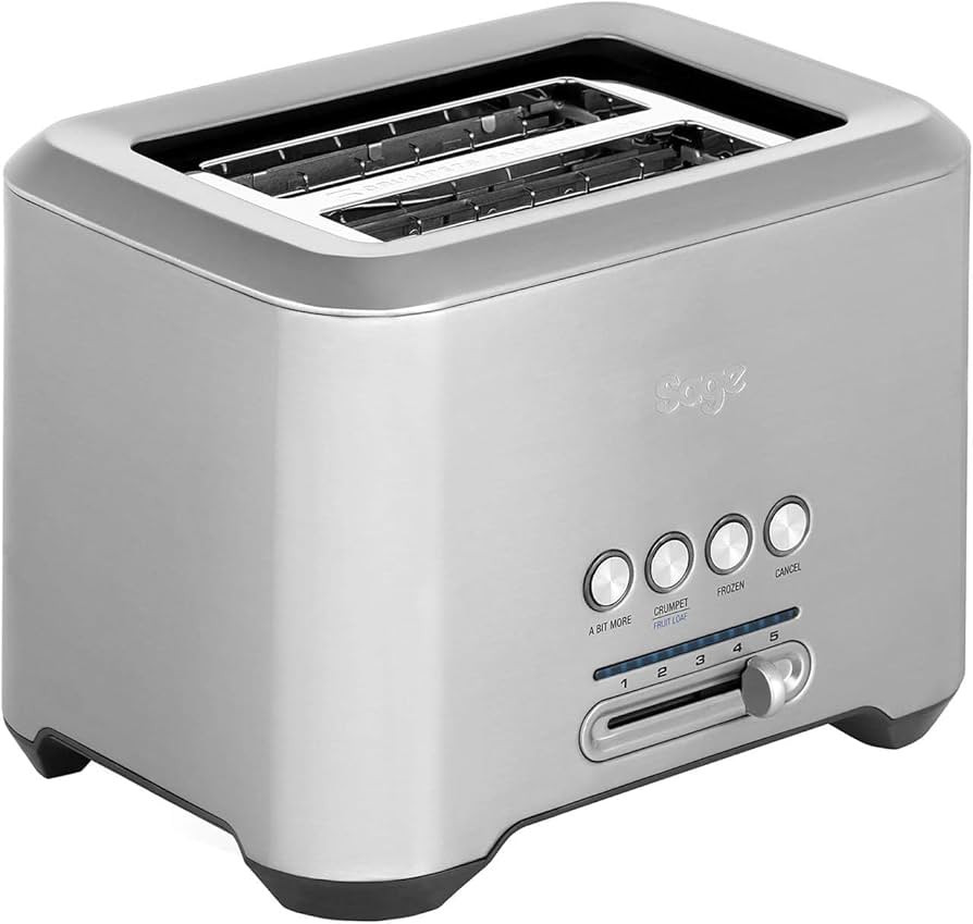 Sage the 'A Bit More' Toaster 2 Slice, BTA720UK, Brushed Stainless Steel | Amazon (UK)