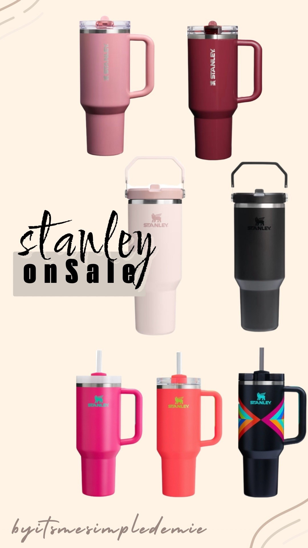 These colors only &  40 oz for a limited time ‼️‼️‼️
•Quencher ProTour Flip Straw Tumbler with Leakproof Lid | Built-In Straw & Handle | Cupholder
•IceFlow 2.0 Flip Straw Tumbler with Handle 40 oz | Twist On Lid and Flip Up Straw | Leak Resistant Water Bottle
•Stanley Quencher Flowstate 40oz Hibiscus Stainless Steel Tumbler

Hurry….


#LTKSaleAlert #LTKFindsUnder50