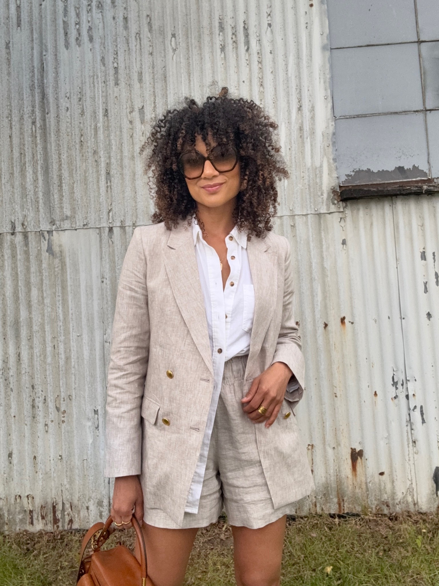 The perfect elevated basic look for women over 35. 
I’m wearing the S in the blazer and the pants. They fit true to size. 

@quince #QuincePartner

#LTKcanada #LTKsummer #LTKover50style