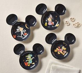 Disney Mickey Mouse and Friends Halloween Shaped Plate | Pottery Barn Kids