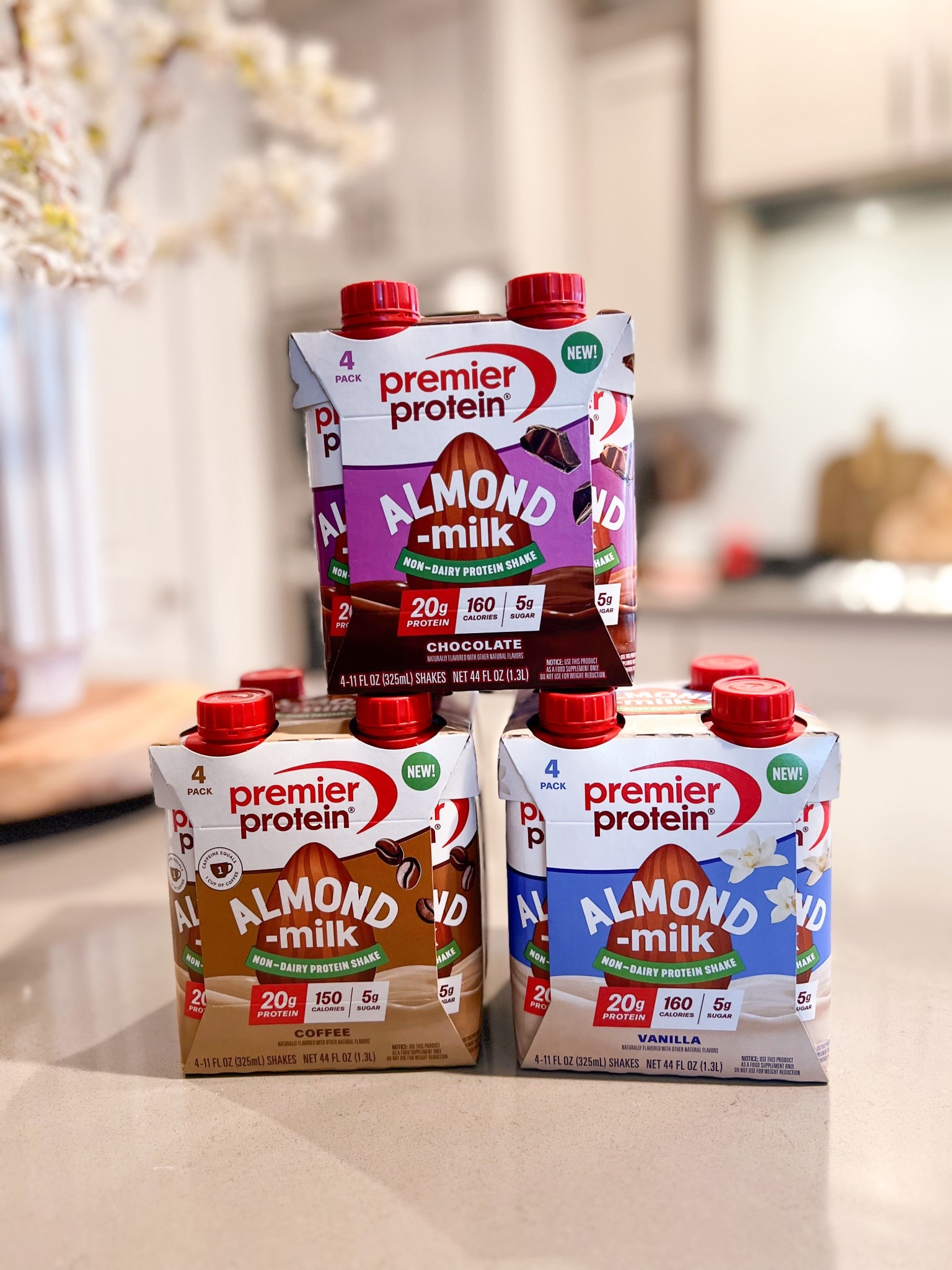 #ad Premier Protein AlmondMilk shakes are now available at Target! Find Chocolate, Vanilla, and Coffee AlmondMilk non-dairy protein shakes! These contain 20g of non-dairy protein! 

#PremierAlmondmilkProteinShake #PremierProtein #NonDairy #TargetPartner Target, liketkit @premierprotein
