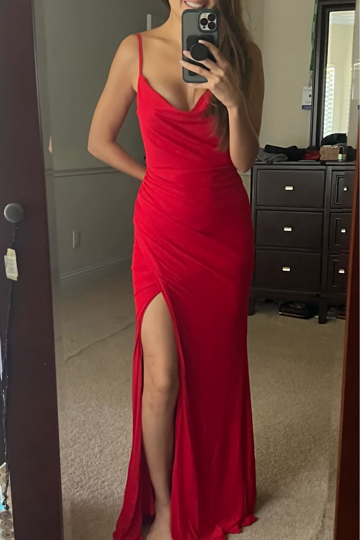 Main Event Entrance Maxi Dress Red (small/4) #ltkweddingguest 