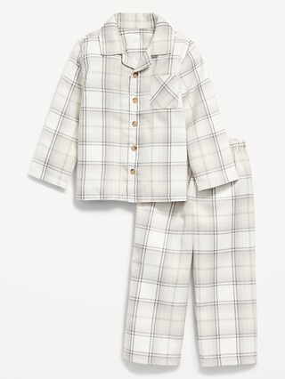 Loose-Fit Matching Print Pajama Set for Toddler & Baby | Old Navy (US)