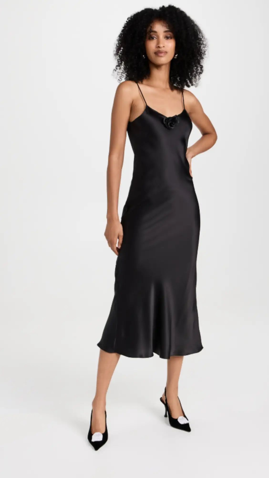 Rodarte Silk Satin Bias Mid Length Slip Dress | Shopbop | Shopbop