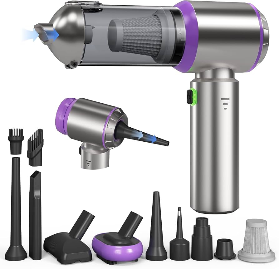 Car Vacuum Portable Cordless, 22000PA High Power handheld Vacuum Cleaner with Brushless Motor,11 ... | Amazon (US)