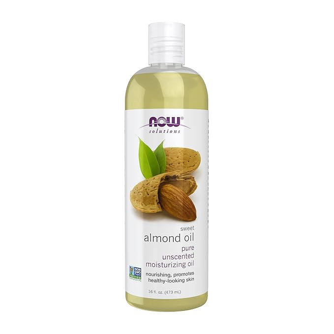 NOW Foods Solutions, Sweet Almond Oil, 100% Pure Moisturizing Oil, Promotes Healthy-Looking Skin,... | Amazon (US)