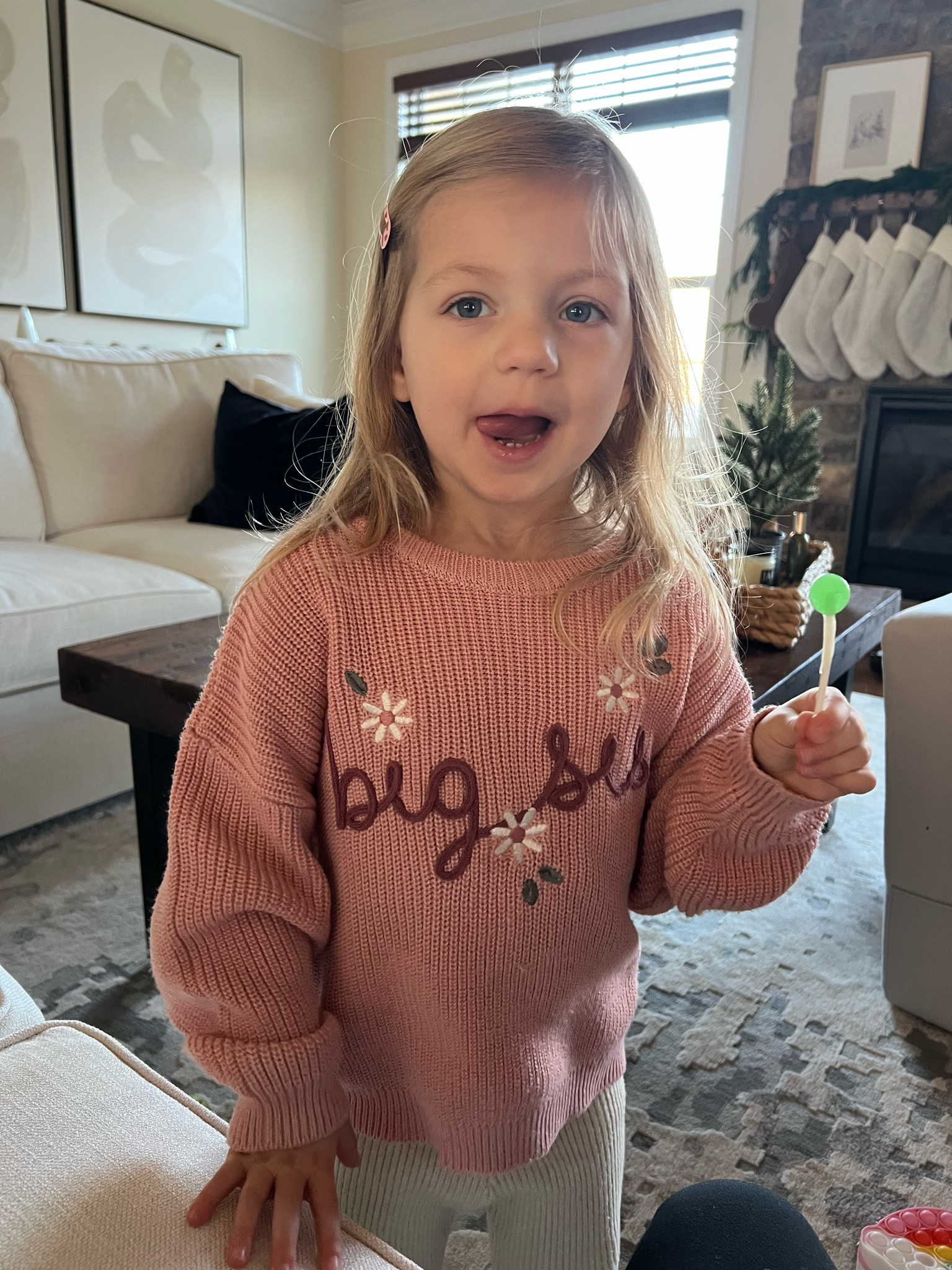 Big sis sweater from Walmart 
Fits tts 
Toddler clothes 

#LTKKids #LTKStyleTip #LTKFindsUnder50