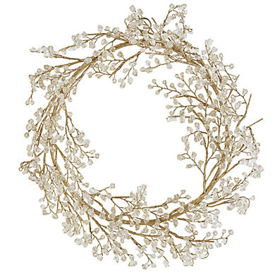 SK Jeweled Wreath & Handmade Glass Leaf Christmas Decor | Ballard Designs, Inc.