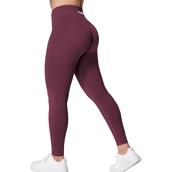 YEOREO Liz Scrunch Workout Leggings for Women High Waisted Butt Lifting V Back Waist Seamless Gym... | Amazon (US)
