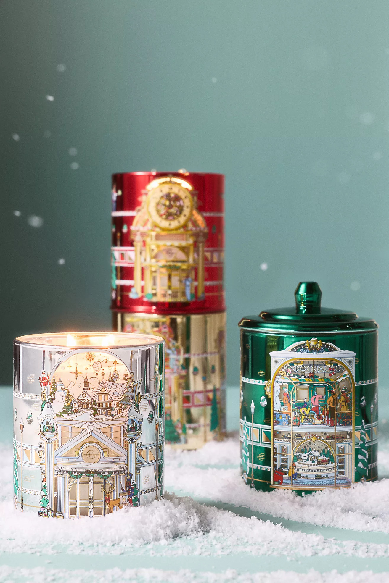 Glasshouse Fresh Winter Wonderland Boxed Glass Candle | Anthropologie (US)