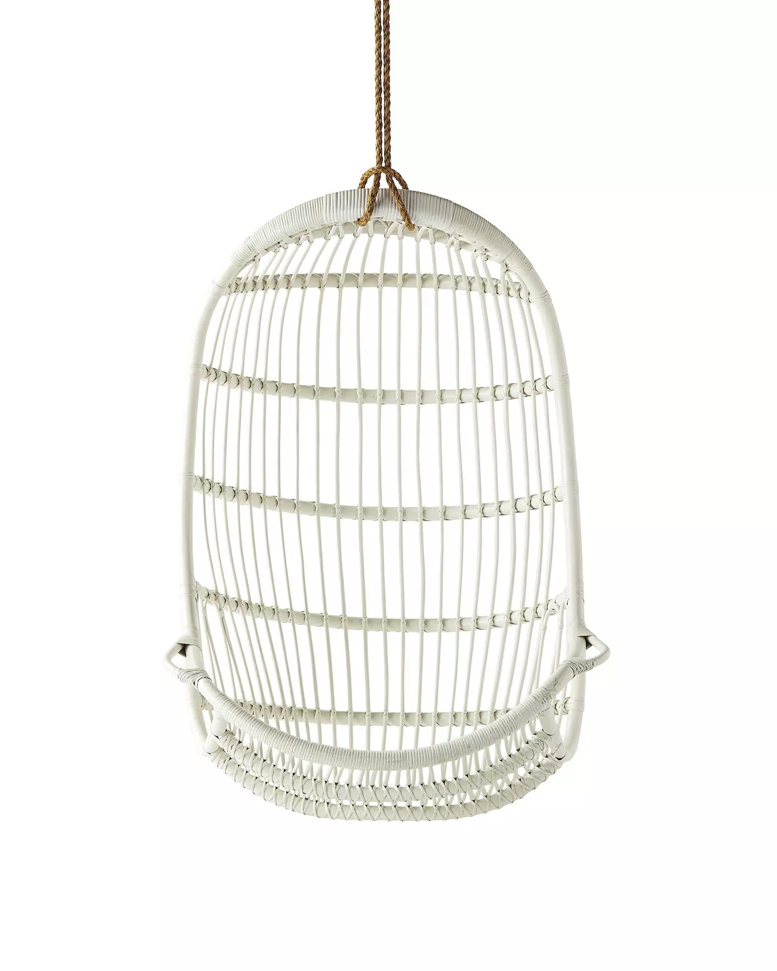Hanging Rattan Chair | Serena and Lily