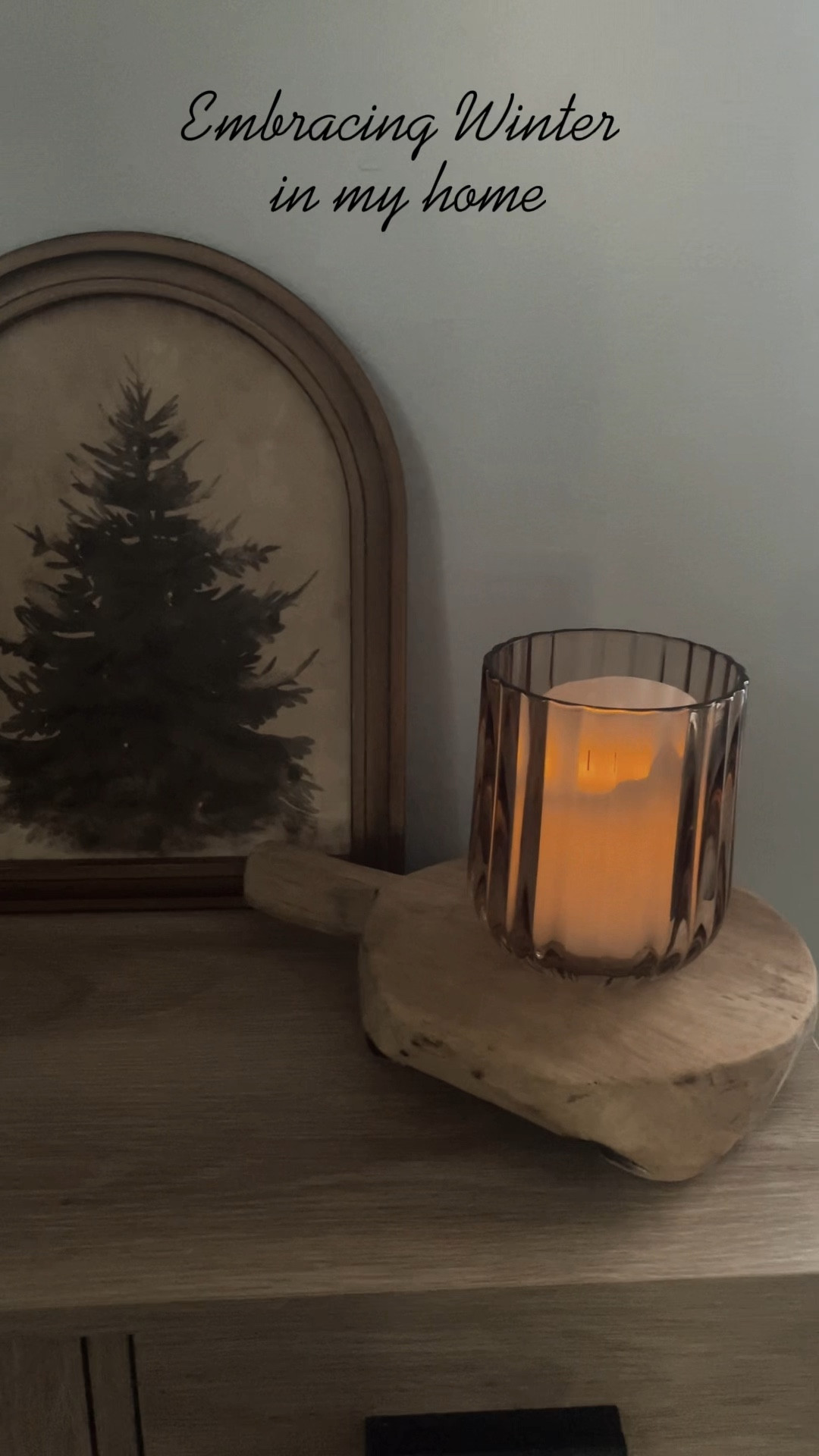 Choosing to slow down and live with the seasons rather than always in the next one🤍 Some views of my home decorated for Winter❄️🌲🤎

#LTKHome