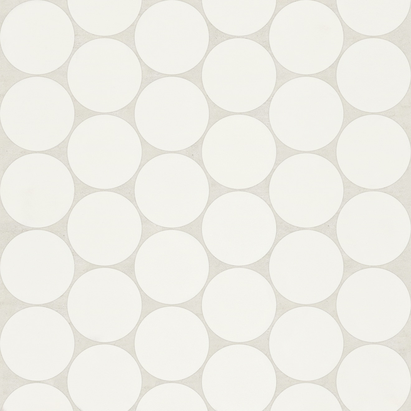 Marin 2" Penny Round Matte Porcelain Mosaic in Misty Blue | Bedrosians Tile and Stone