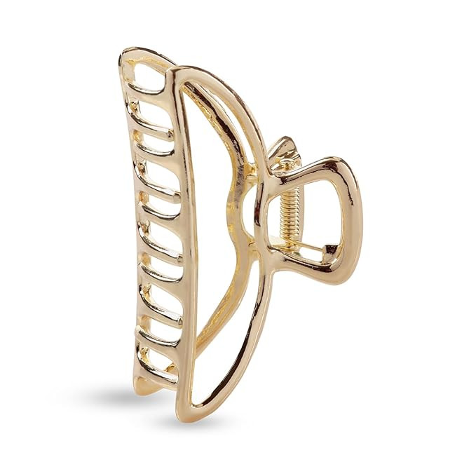 Kitsch Gold Metal Claw Clips - Large Claw Clips for Thick Hair, Gold Hair Clips for Girls, Metal ... | Amazon (US)