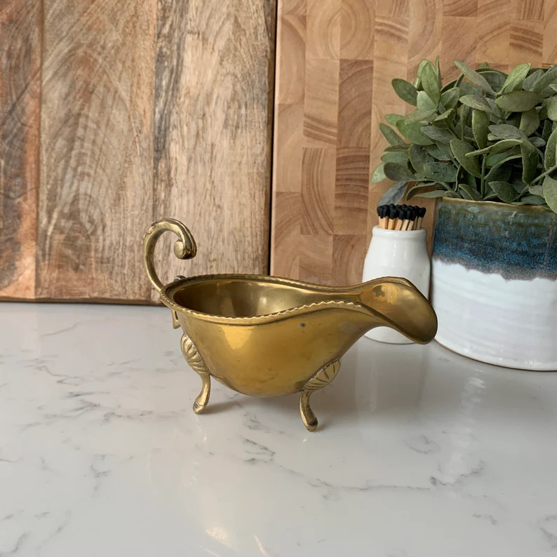 Vintage Brass Planter / Trinket Dish / Ring Dish Brass Home - Etsy | Etsy (US)