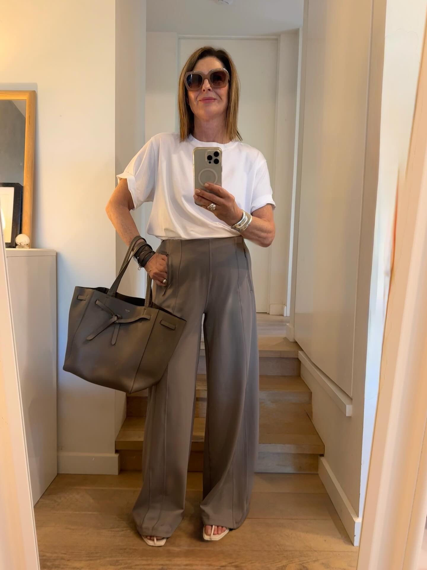 I think @lululemonausnz are so clever bridging the gap between comfort and chicness at the moment : 

I mean how good are these pants ?! 

Chic, stretchy and the best cut ever (!) these Define high rise, wide leg pants work across the board . One minute fabulous for going out with strappy heels and a white T-shirt @lululemonausnz 
The next minute so right with sneakers and the matching oversized jacket . 

Note: I’m wearing the wide leg pants in size 14 au, the oversized jacket in size 12au and the Nulu zip top in size 14au. 



#LTKover50style #LTKaustralia #LTKstyletip