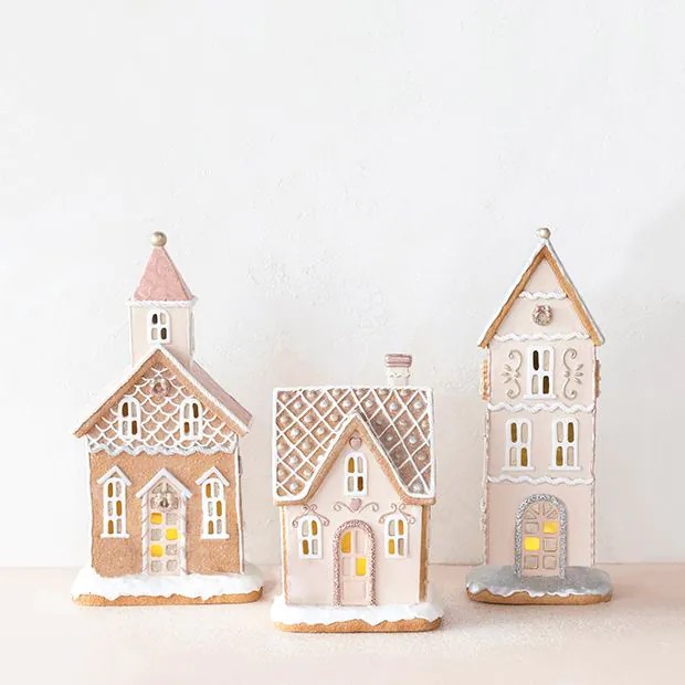 Charming Lighted Gingerbread House | Antique Farm House