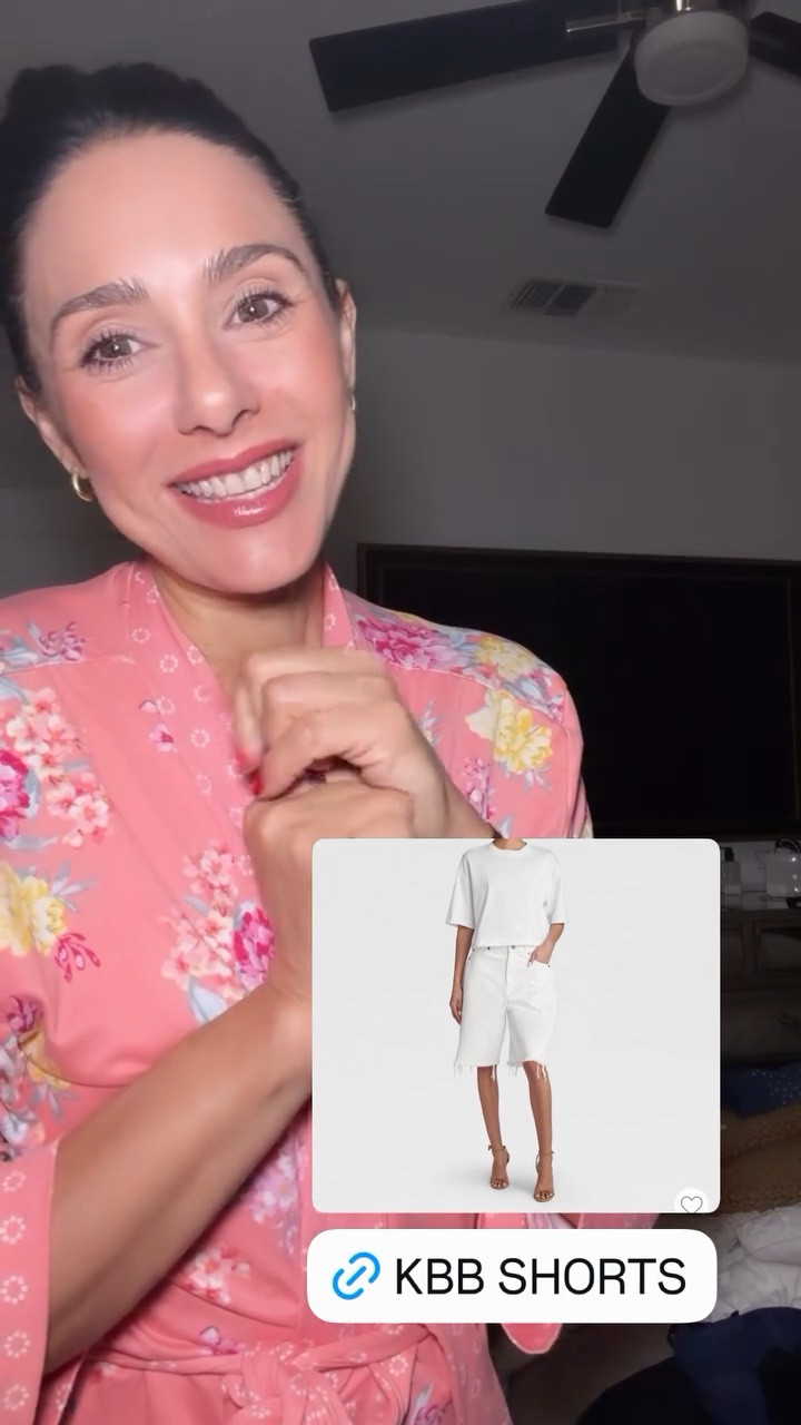 These white KBB shorts from Target are such a good summer staple—easy to dress up or down, super flattering, and they look so much more expensive than they are.

I’ve linked my exact pair (or the closest match if they’re sold out) along with the rest of my outfit.

Comment SHOP and I’ll send you all the links. ✨

#TargetStyle #TargetFinds #SummerStyle #WhiteShorts #AffordableFashion #EverydayStyle #CapsuleWardrobe #OOTD #LTKStyle #ALLSANTAELLA

#LTKootd #LTKSeasonal #LTKOver40