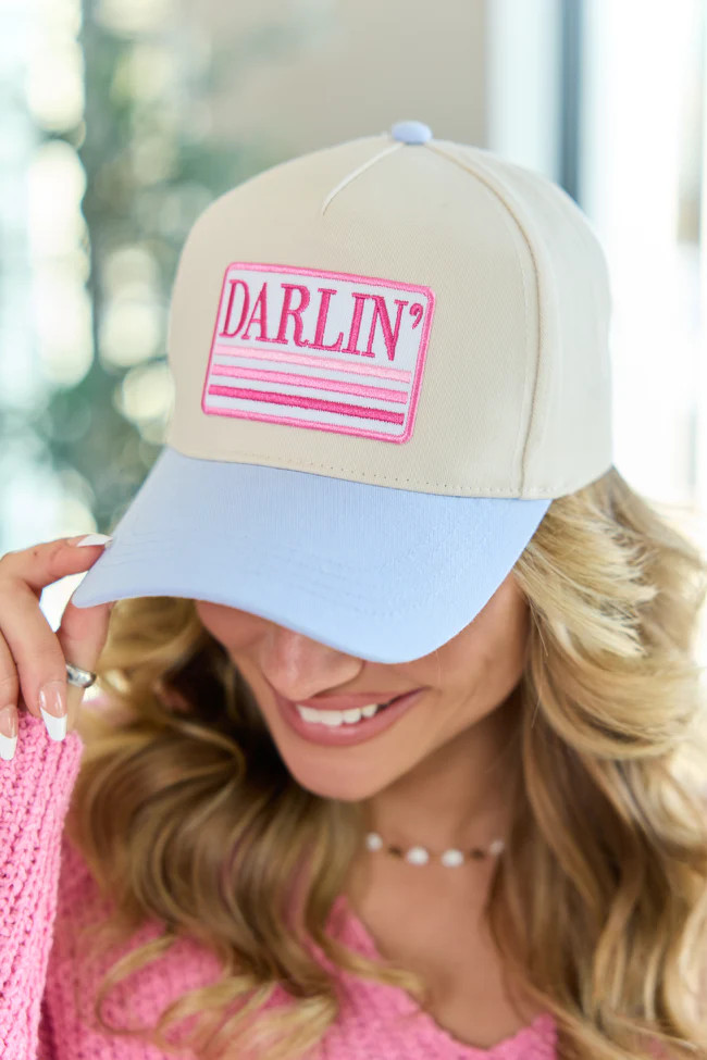 Darlin' Blue Trucker Hat SALE | Pink Lily