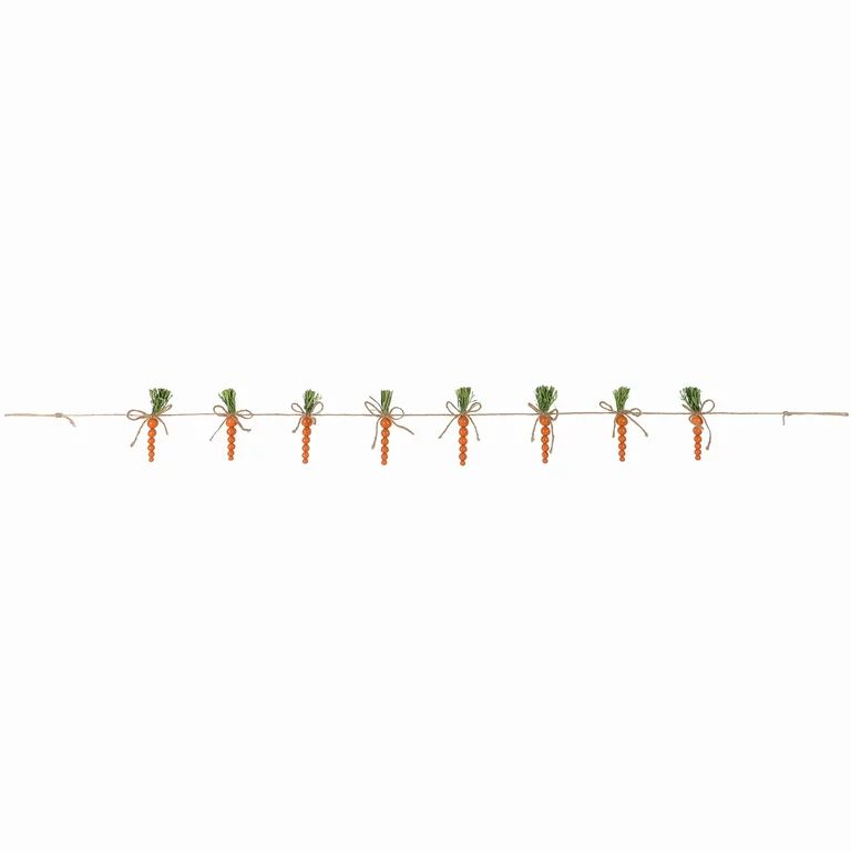 Way To Celebrate Easter Carrot Bead Garland, 6' | Walmart (US)