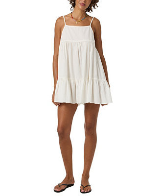 O'Neill Women's Rilee Square Neck Cover-Up Mini Dress - Macy's | Macy's