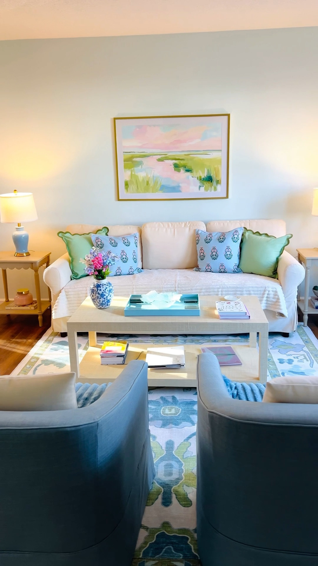 Perfect art piece for our formal living room 🖼️ coastal grandmillennial || coastal decor 

#LTKHome