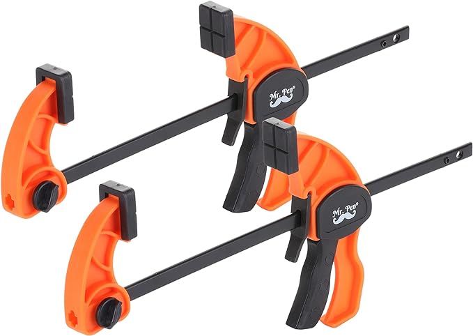 Mr. Pen- Bar Clamps For Woodworking, 6", 2 Pack, Clamp/Spreader, Quick Grip Clamps, Woodworking C... | Amazon (US)